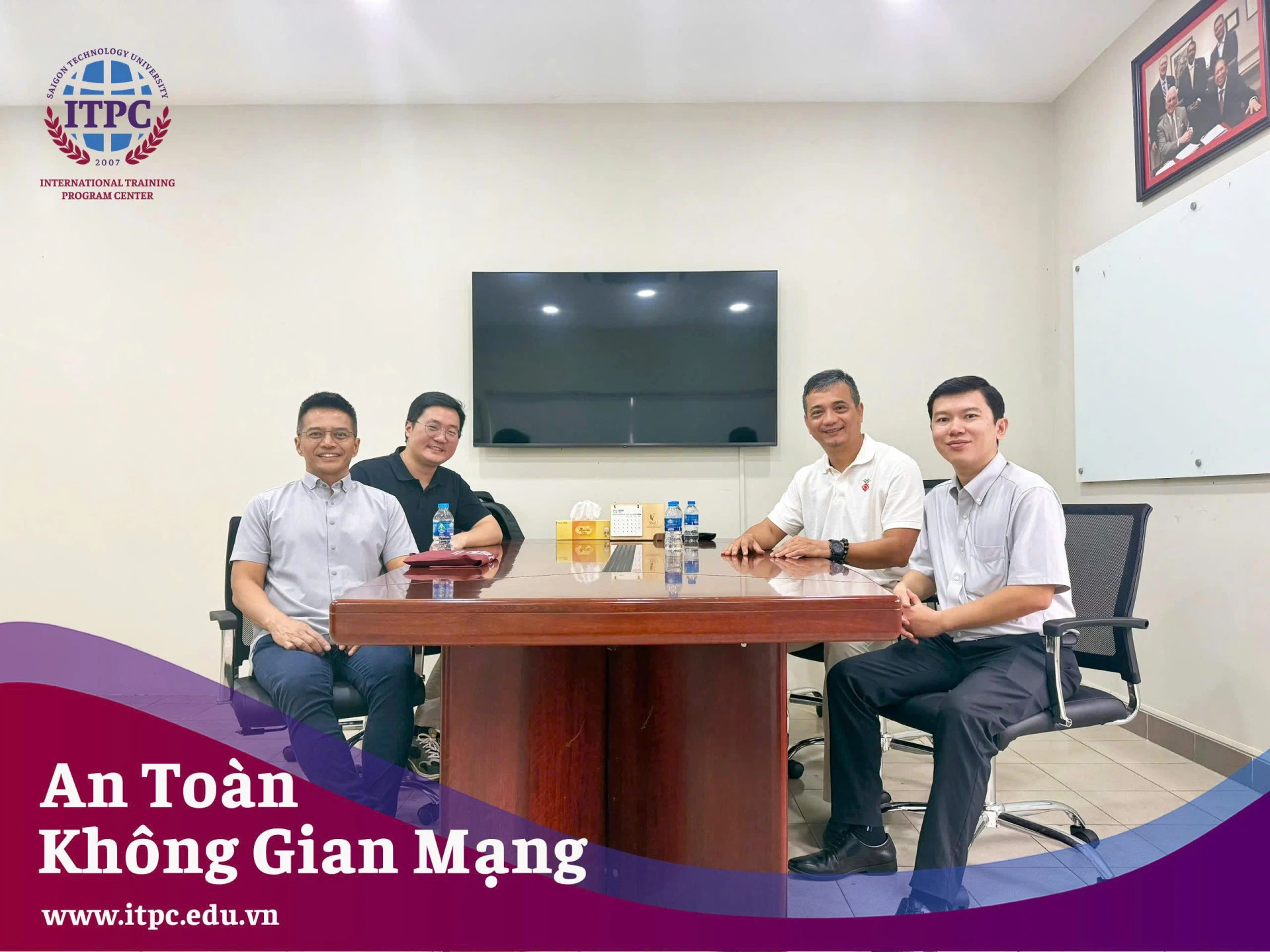 Visit and Exchange Program at Saigon Technology University (STU) by Representatives of Professional Cyber Security Certification Organizations