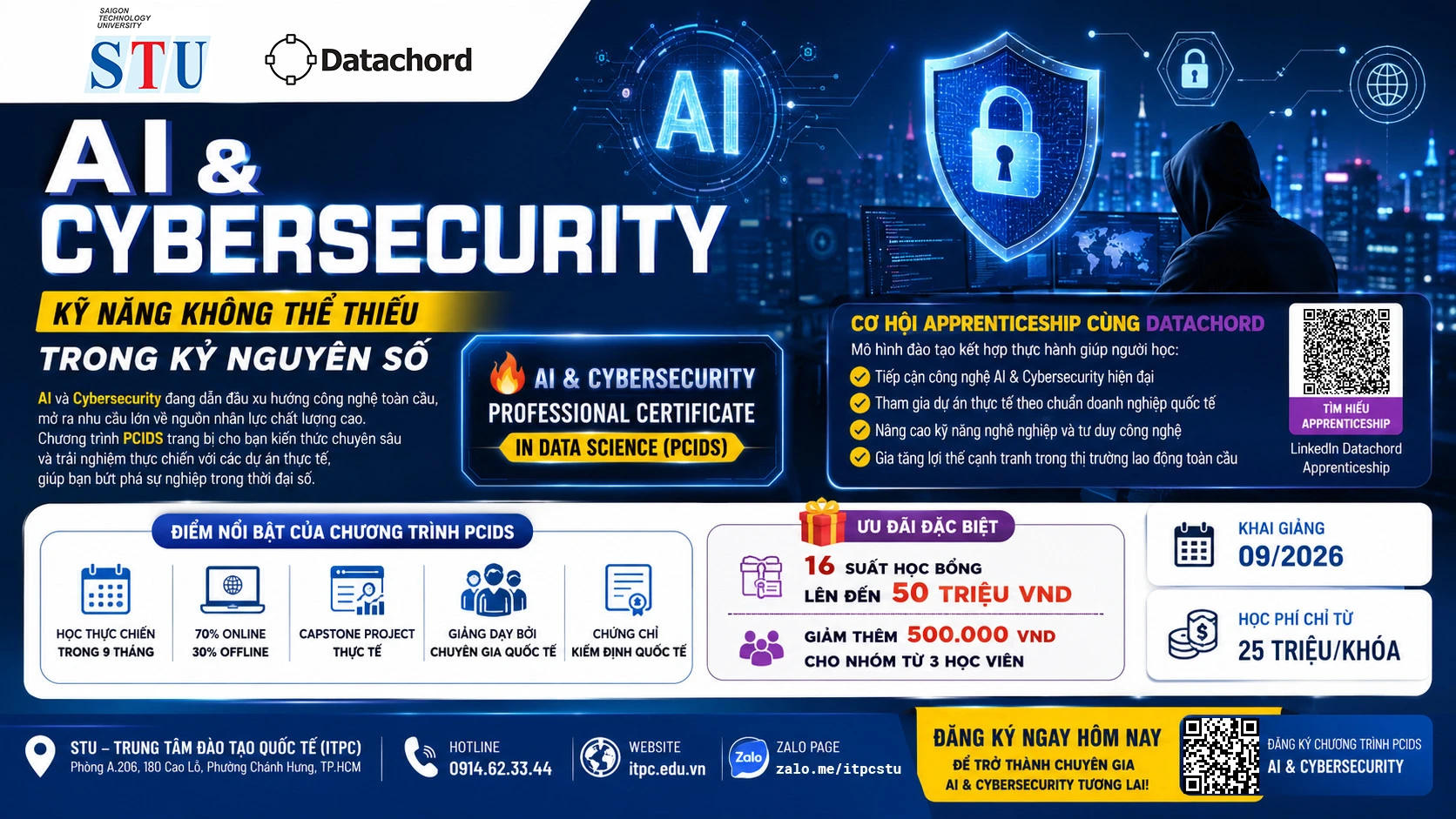 🚀 AI & CYBERSECURITY – KỸ NĂNG KHÔNG THỂ THIẾU TRONG KỶ NGUYÊN SỐ
